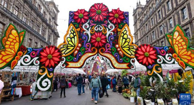 墨西哥城：新年氣氛漸濃